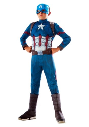 Boys Captain America Deluxe Costume Update1