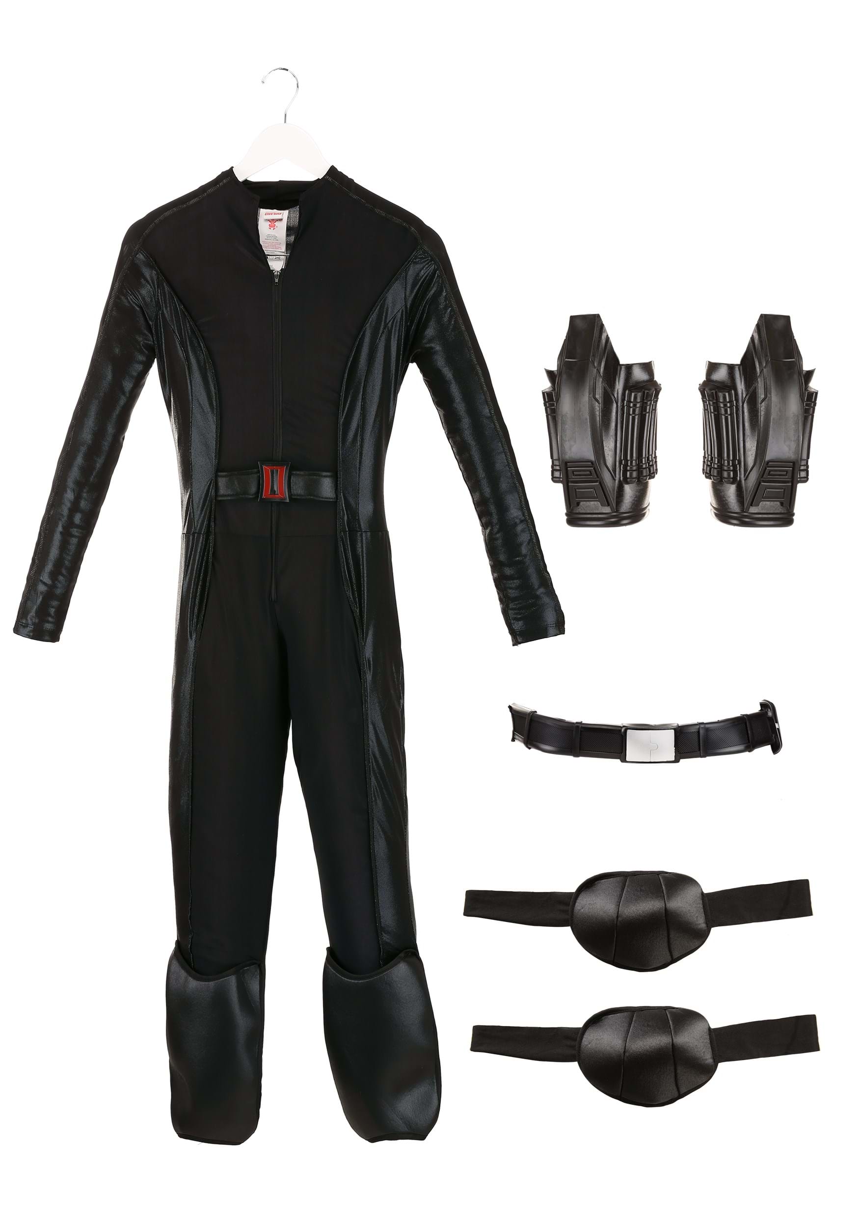 Disfraz de Viuda Negra de la película Capitán América de Rubie's, guerra  civil para niños., S, Multi Color