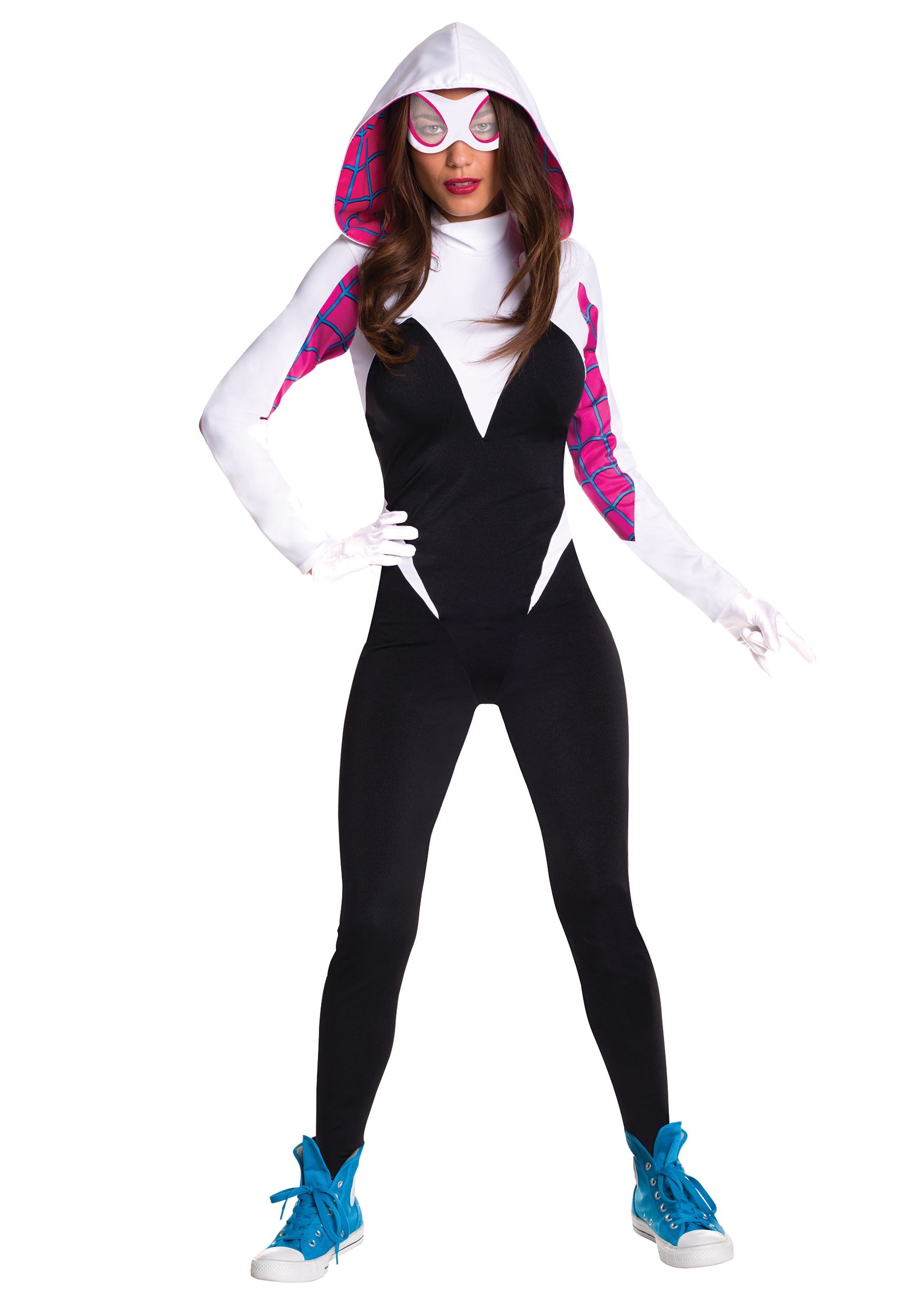 Spiderman Jumpsuits Spider-Gwen Spandex Cosplay Costume for Women & gir...