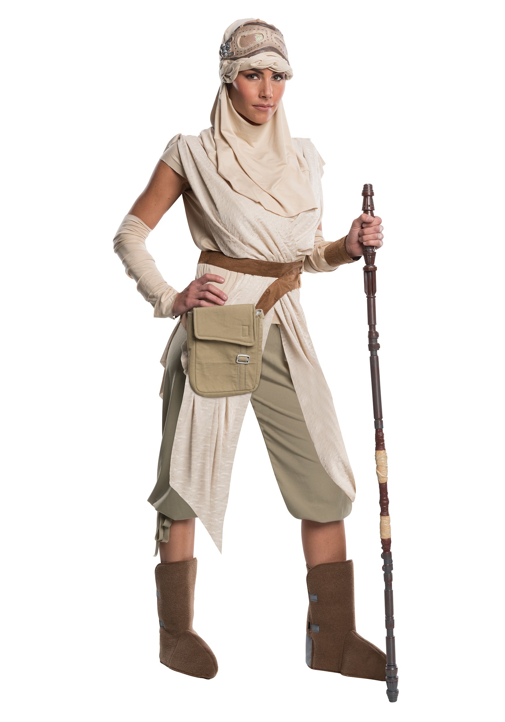 Disney Star Wars Rey Stretch Headband Halloween Costume Cosplay Desert Goggle 
