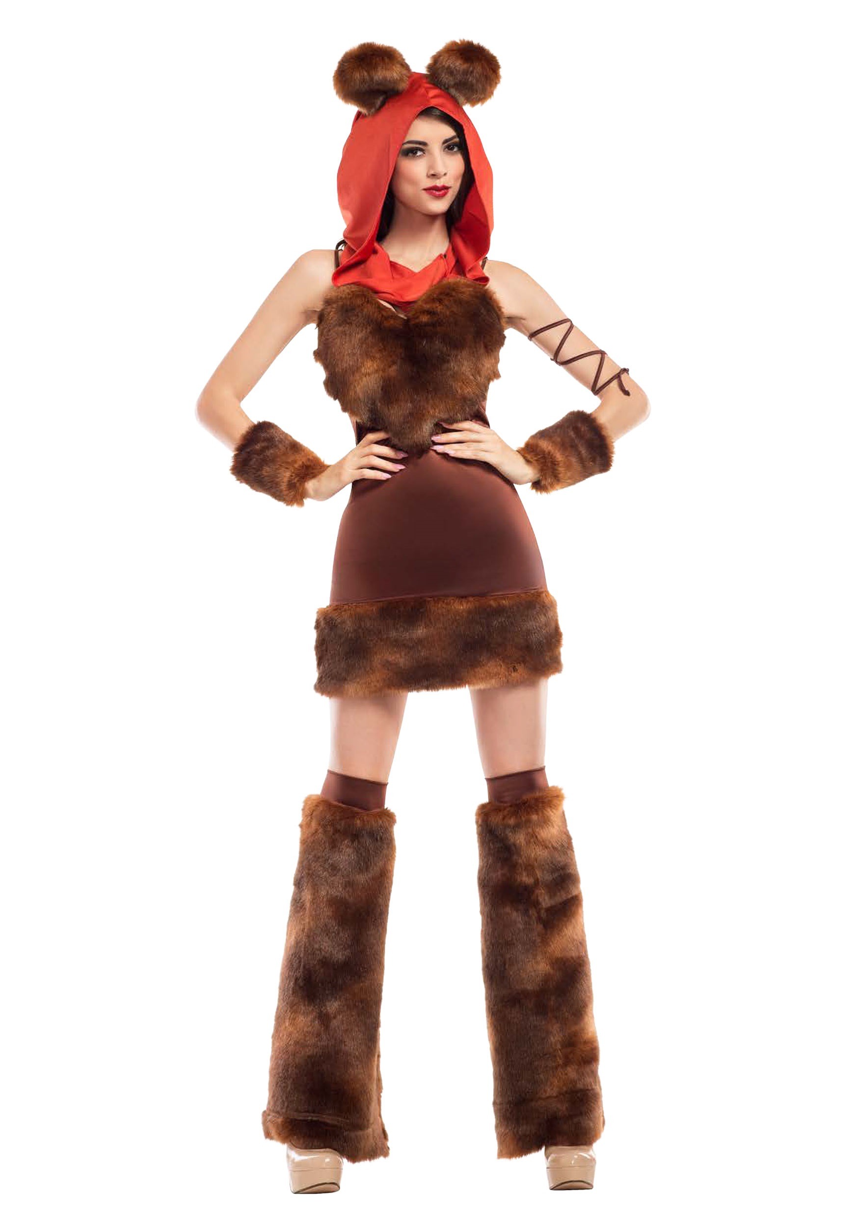 Women's Cute Furry Space Creature Costume