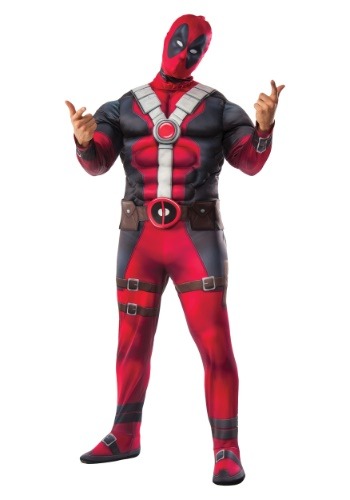 Leezeshaw Superhero Deadpool Cosplay Costume for Kids Adults,Mens Boys  Deadpool Suit Fancy Dress Halloween Party Outfit Masquerade Props 120CM