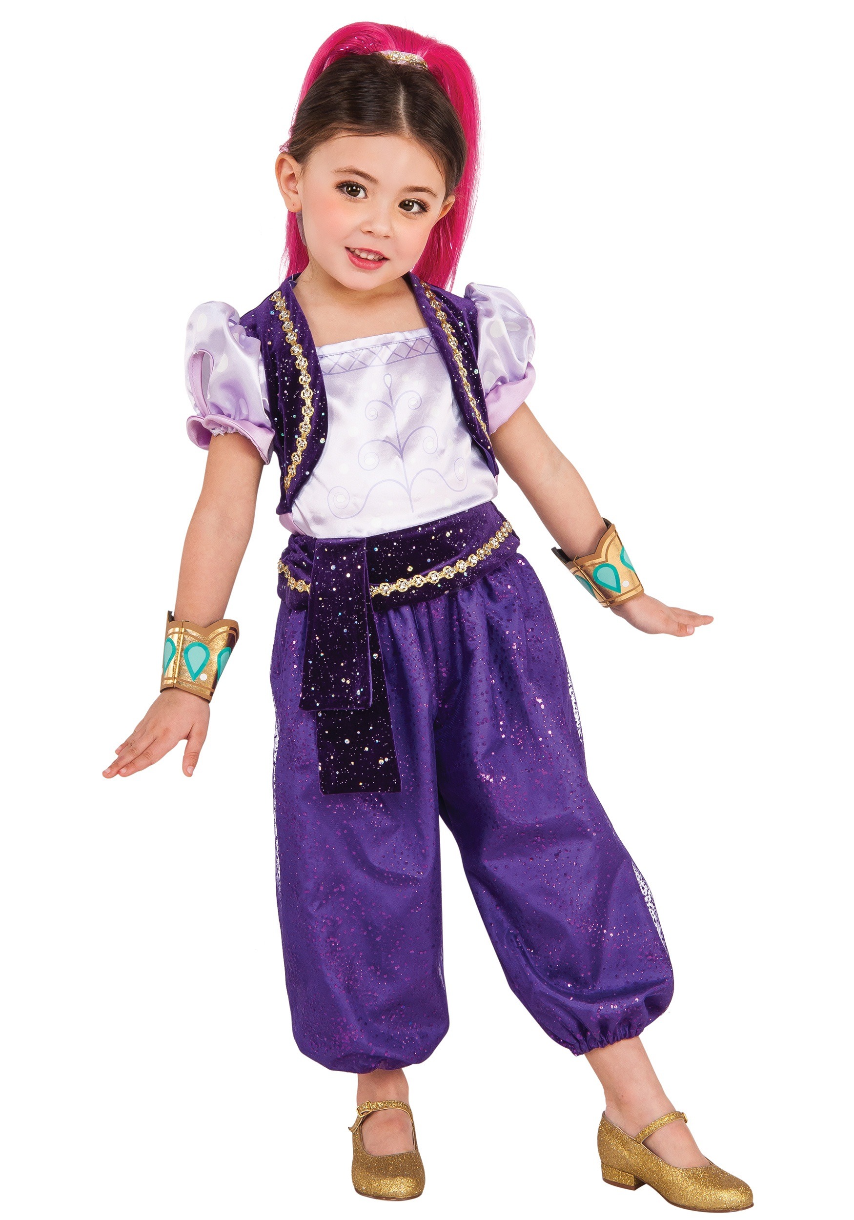 Photos - Fancy Dress Rubies Costume Co. Inc Girls Deluxe Shimmer Costume Purple 