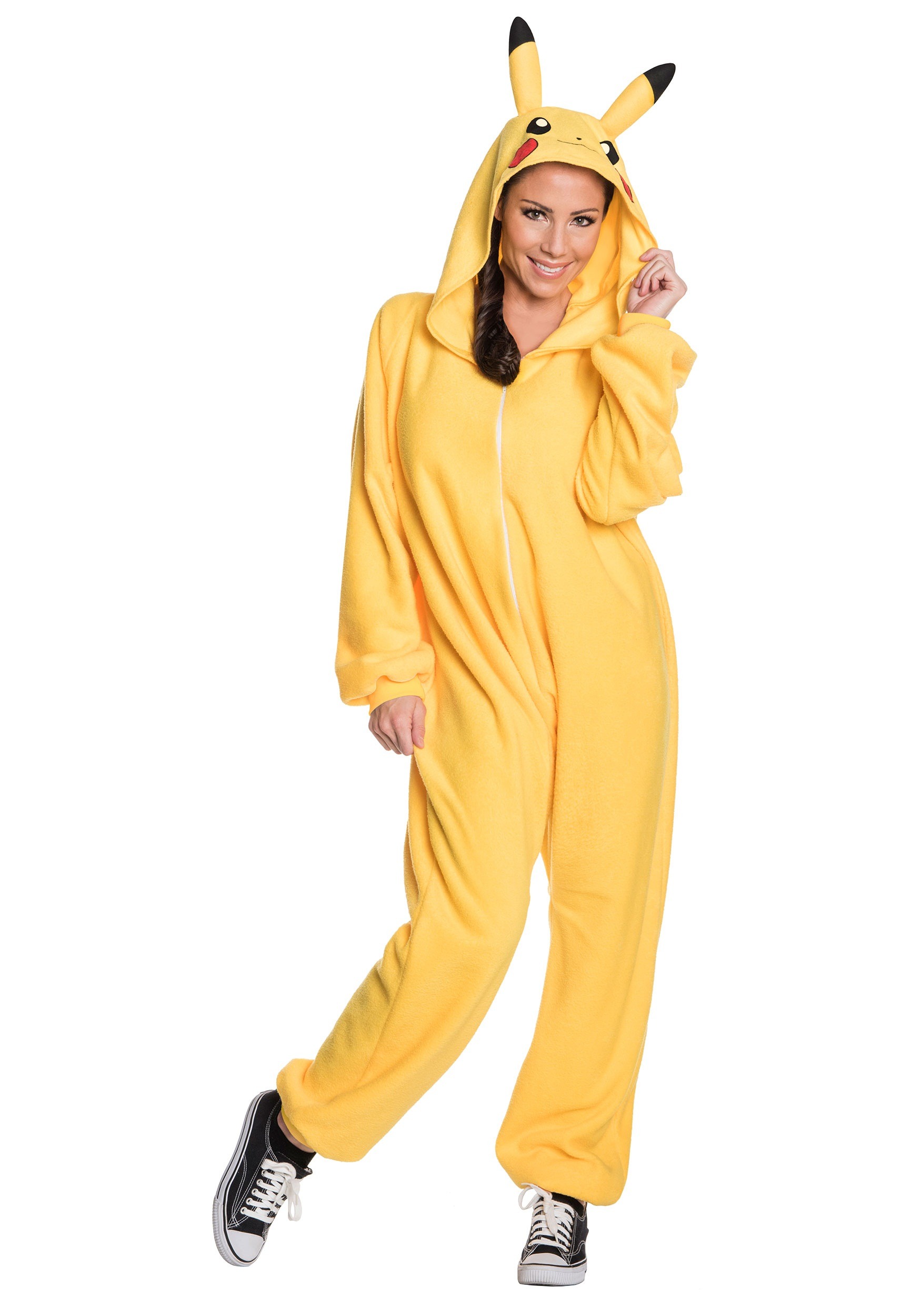 adult pikachu jumpsuit costume