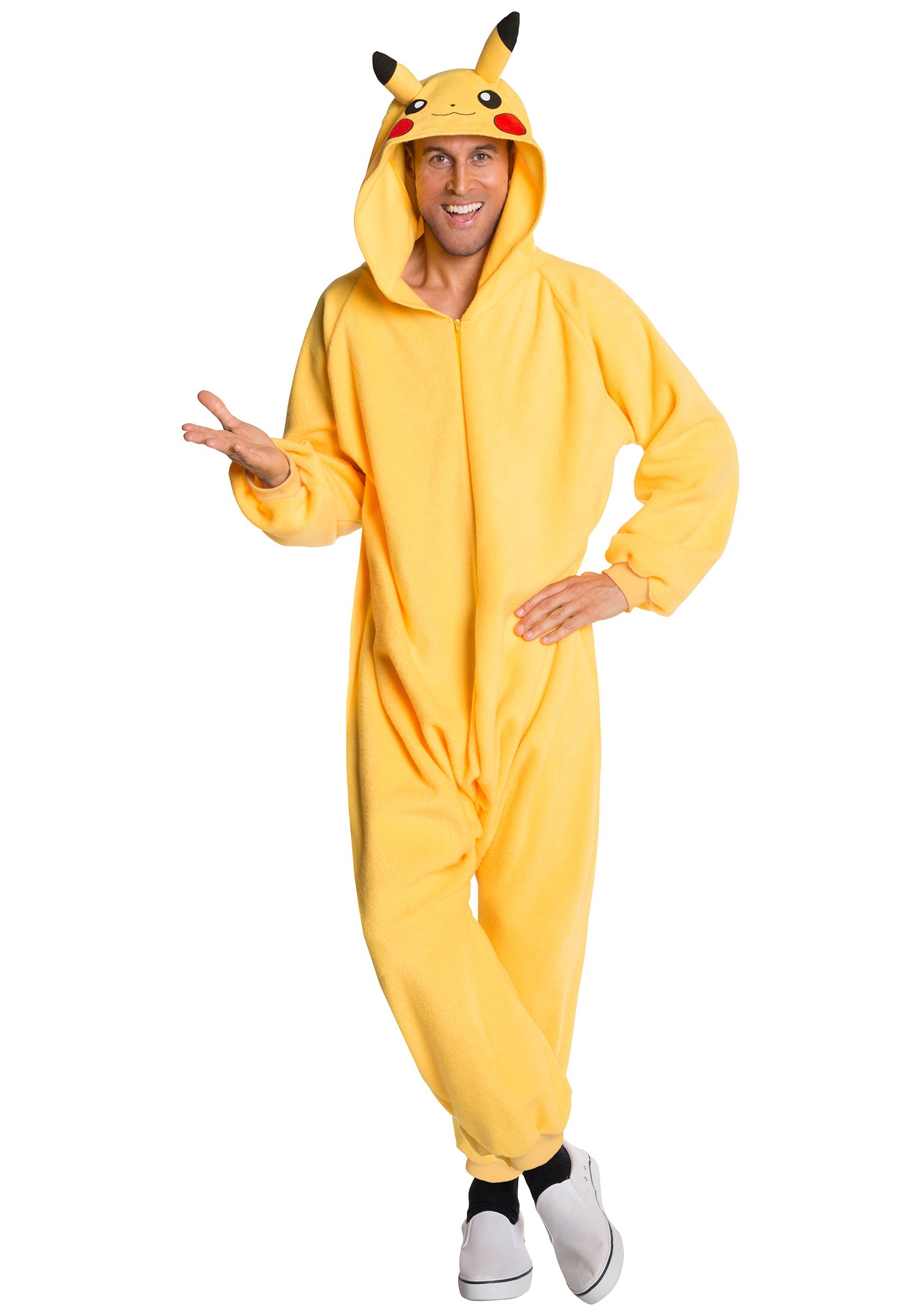 Adult Pikachu Jumpsuit Costume