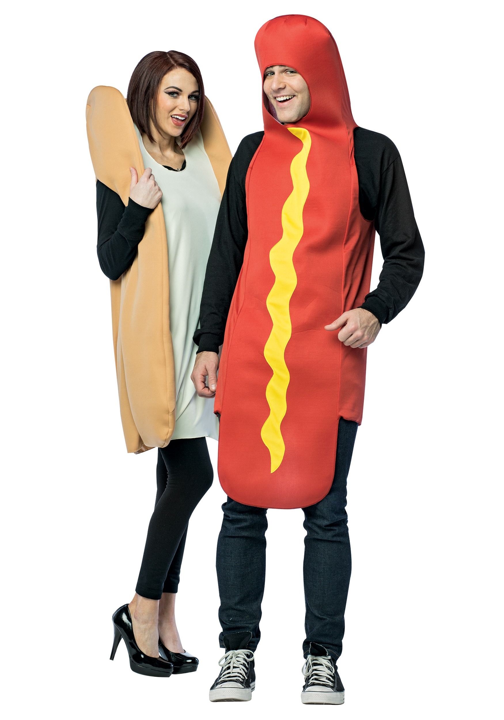 Passerby Structurally Bald Hot Dog and Bun Costume