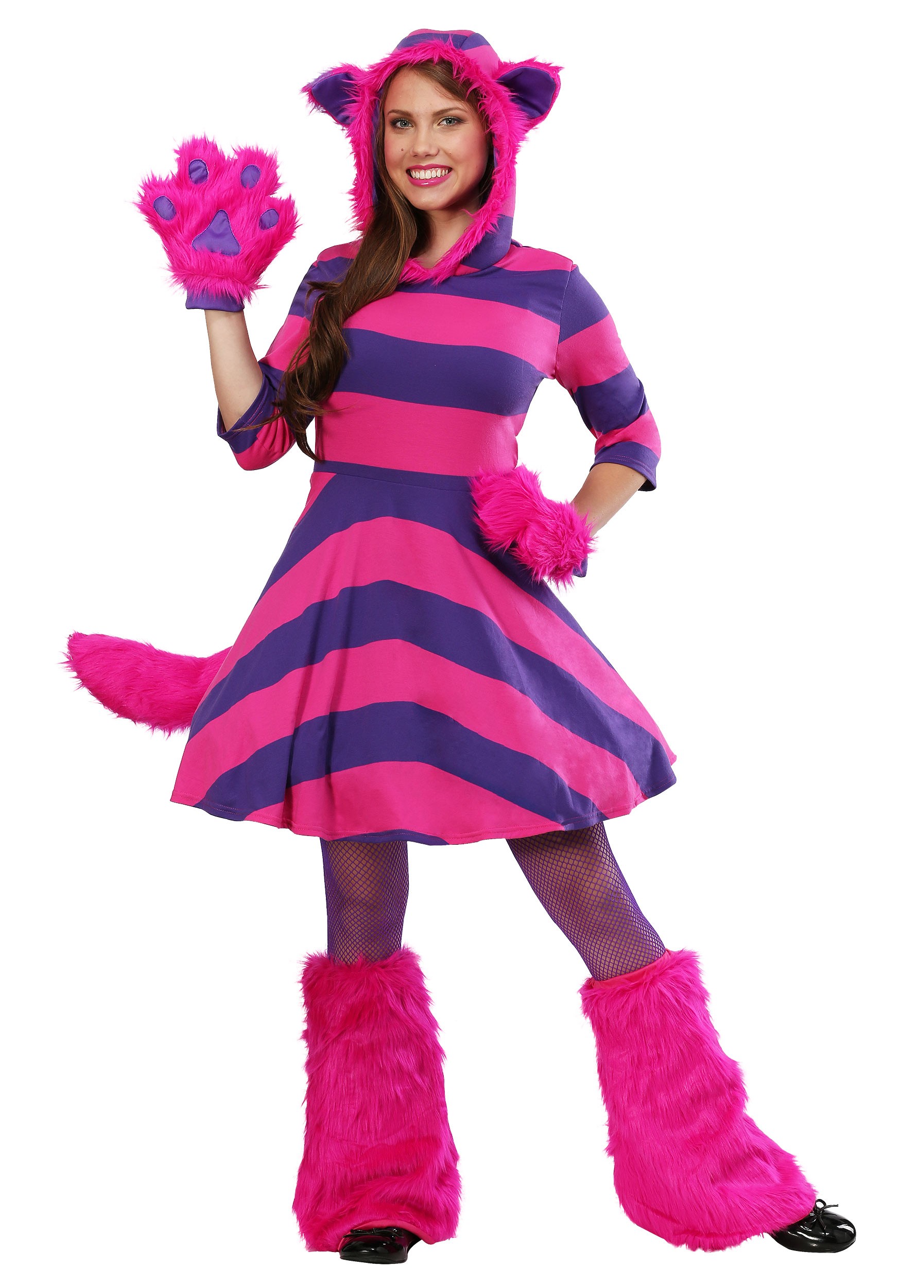 Adult Cheshire Cat Costume Dress | Alice in Wonderland Costumes