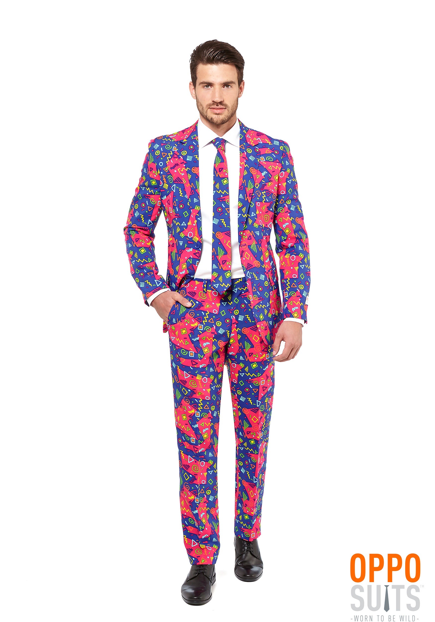 OppoSuits Mens The Fresh Prince Adult-Sized Costume Party Costume Suit 