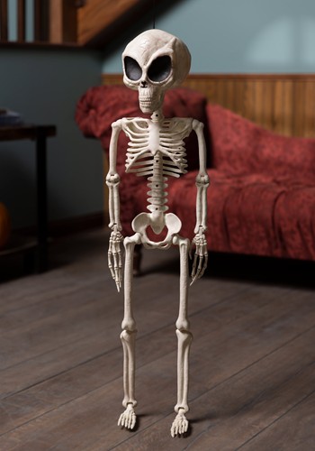 3FT Alien Skeleton Halloween Decoration | Skeleton Decorations