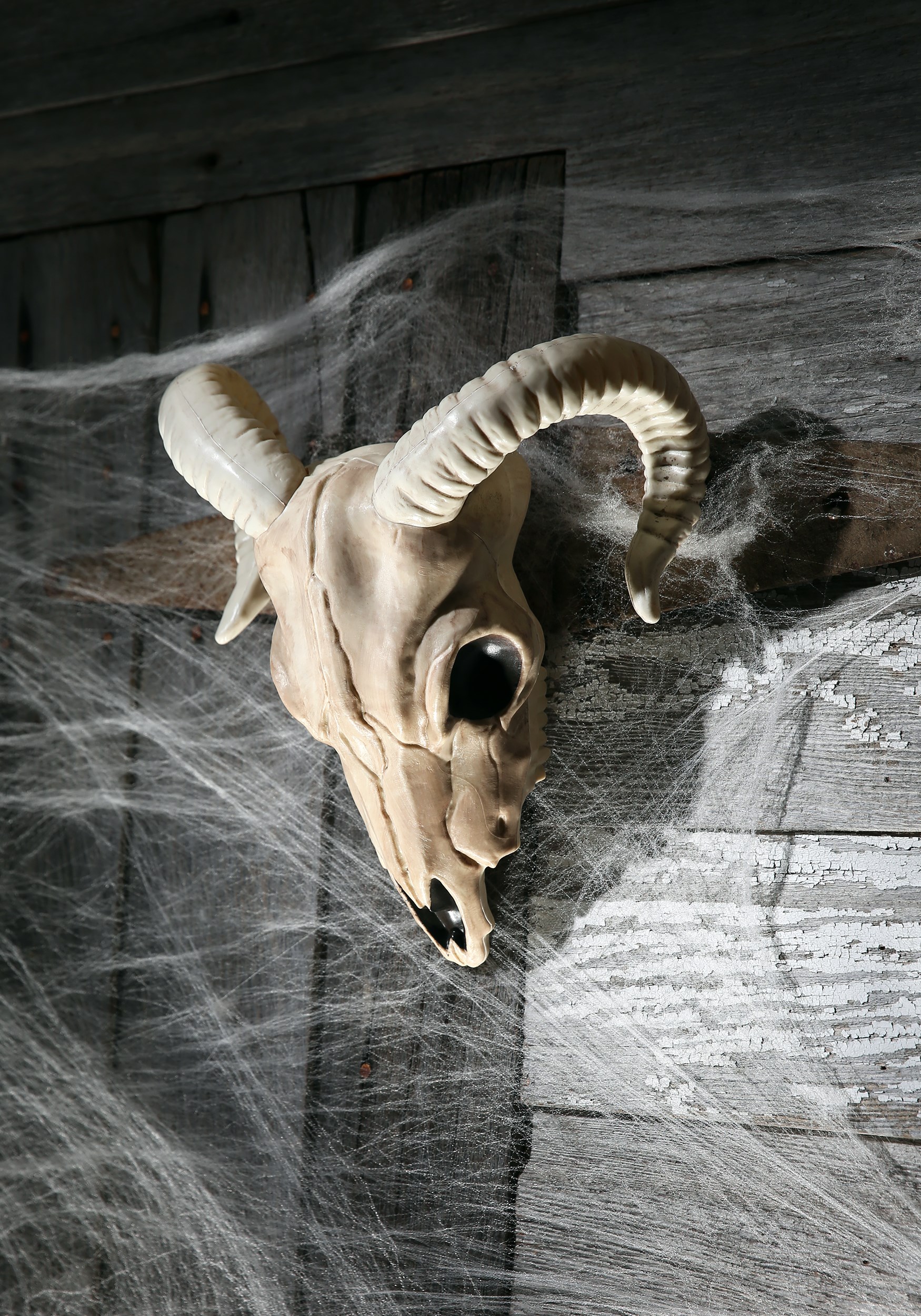 Hardheid letterlijk Huis Plastic Prop Ram Skull