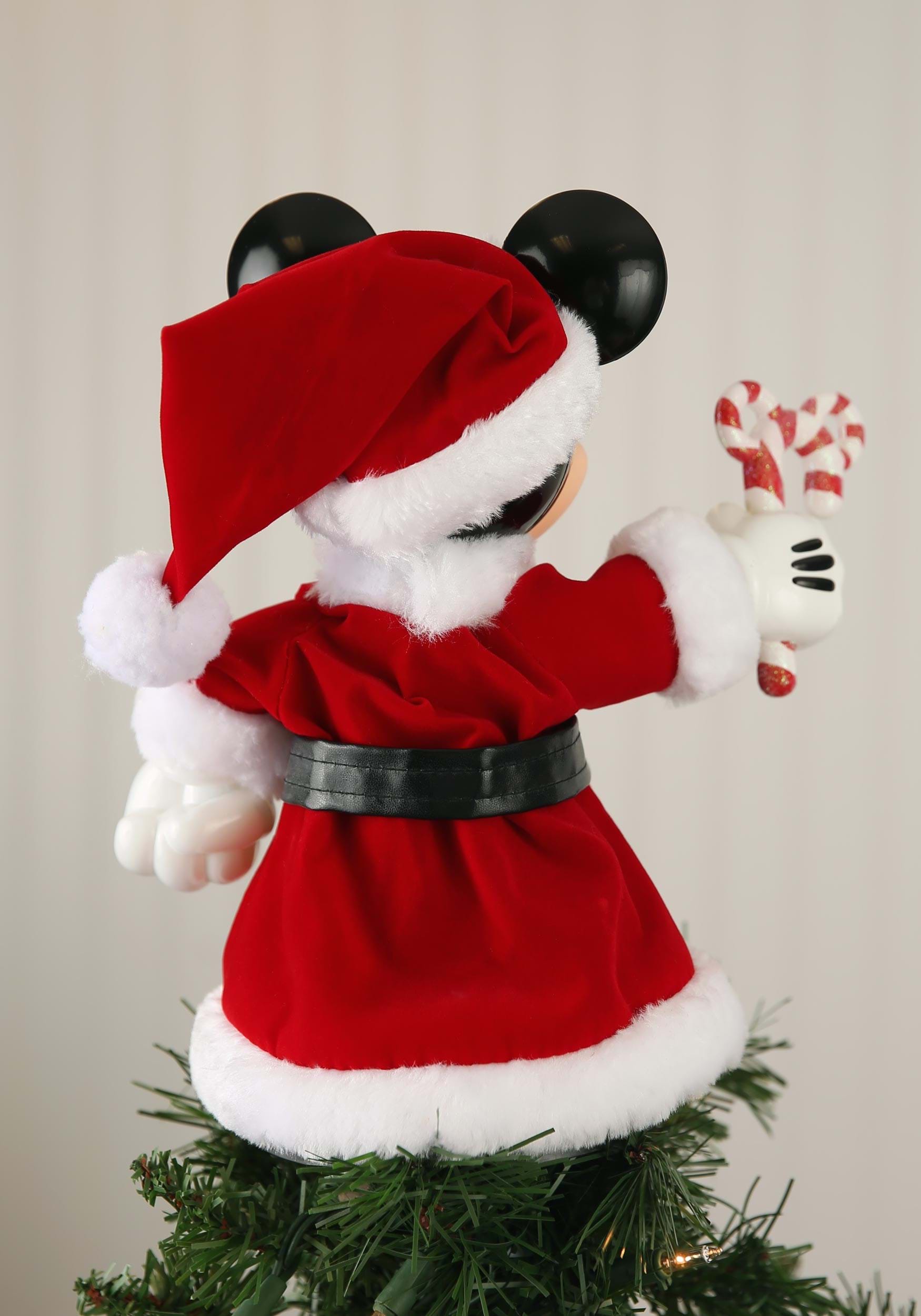Mickey Mouse Santa Tabletop-Treetop Piece Multicolor Colombia