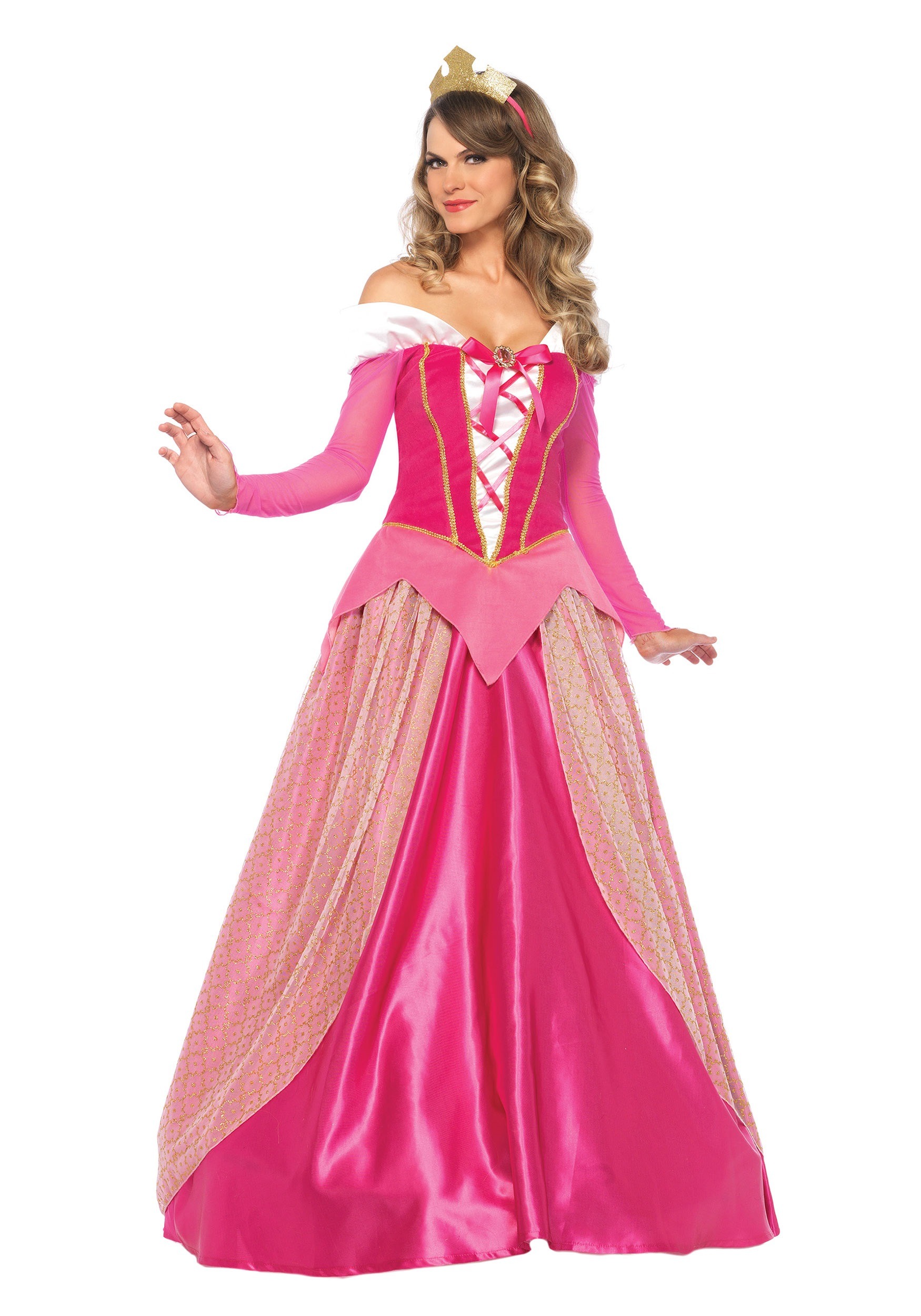 Disfraz de la princesa femenina Aurora Multicolor Colombia