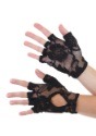 Keyhole Fingerless Lace Gloves