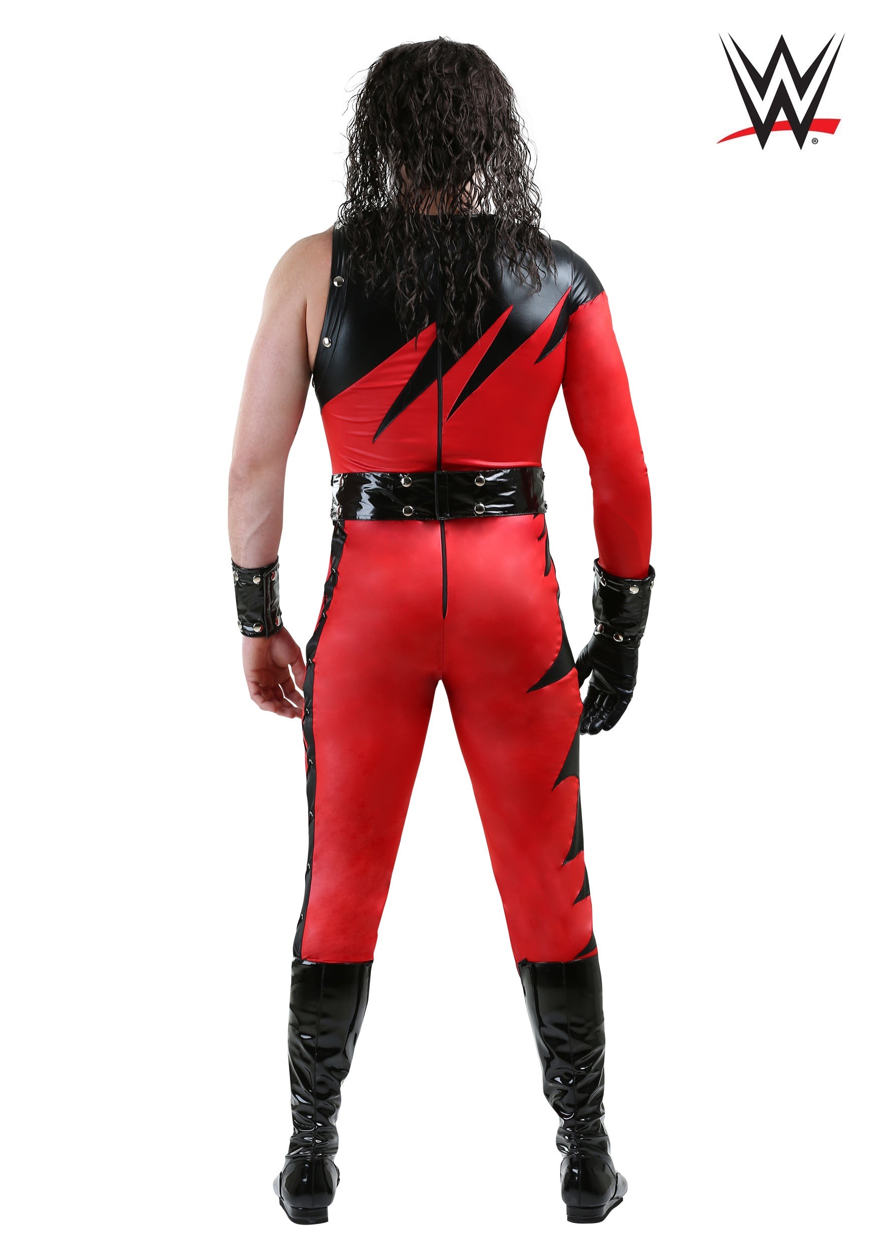 Kane Mask WWE Pro Wrestler Fancy Dress Up Halloween Adult Costume Accessory...