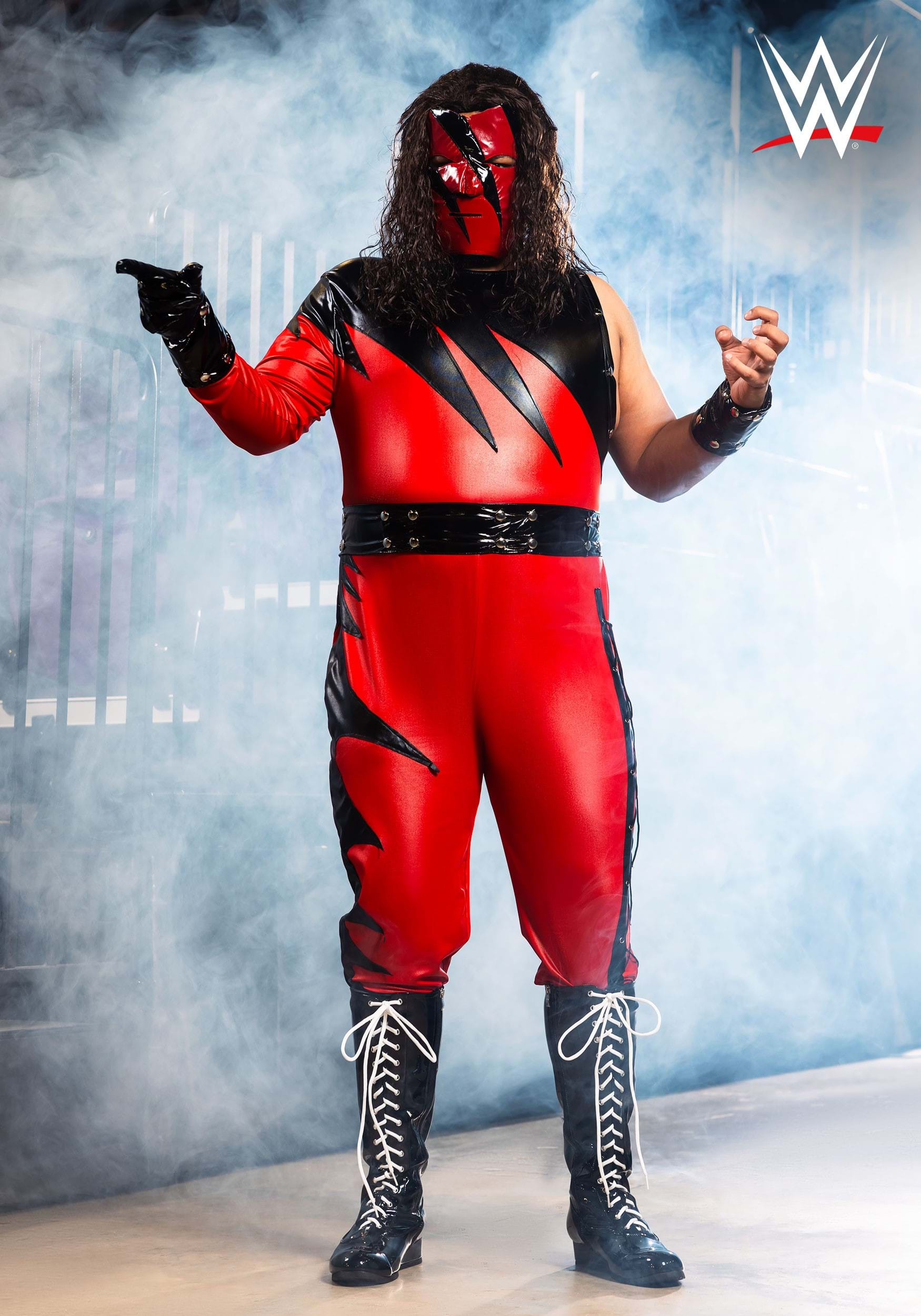 Wwe Kane Plus Size Costume For Men Wrestler Costume