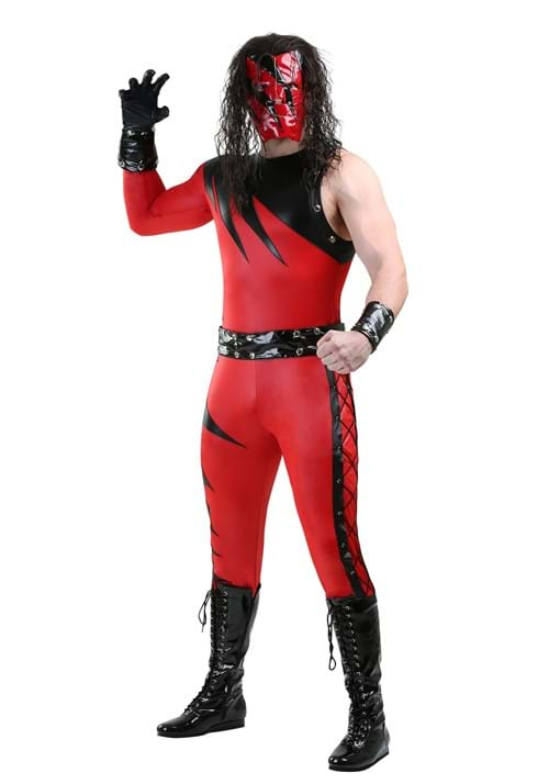 WWE Kane Plus Size Costume for Men | Wrestler Costume