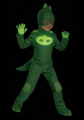 Boys Deluxe PJ Masks Gekko Costume | Kids Halloween Costume