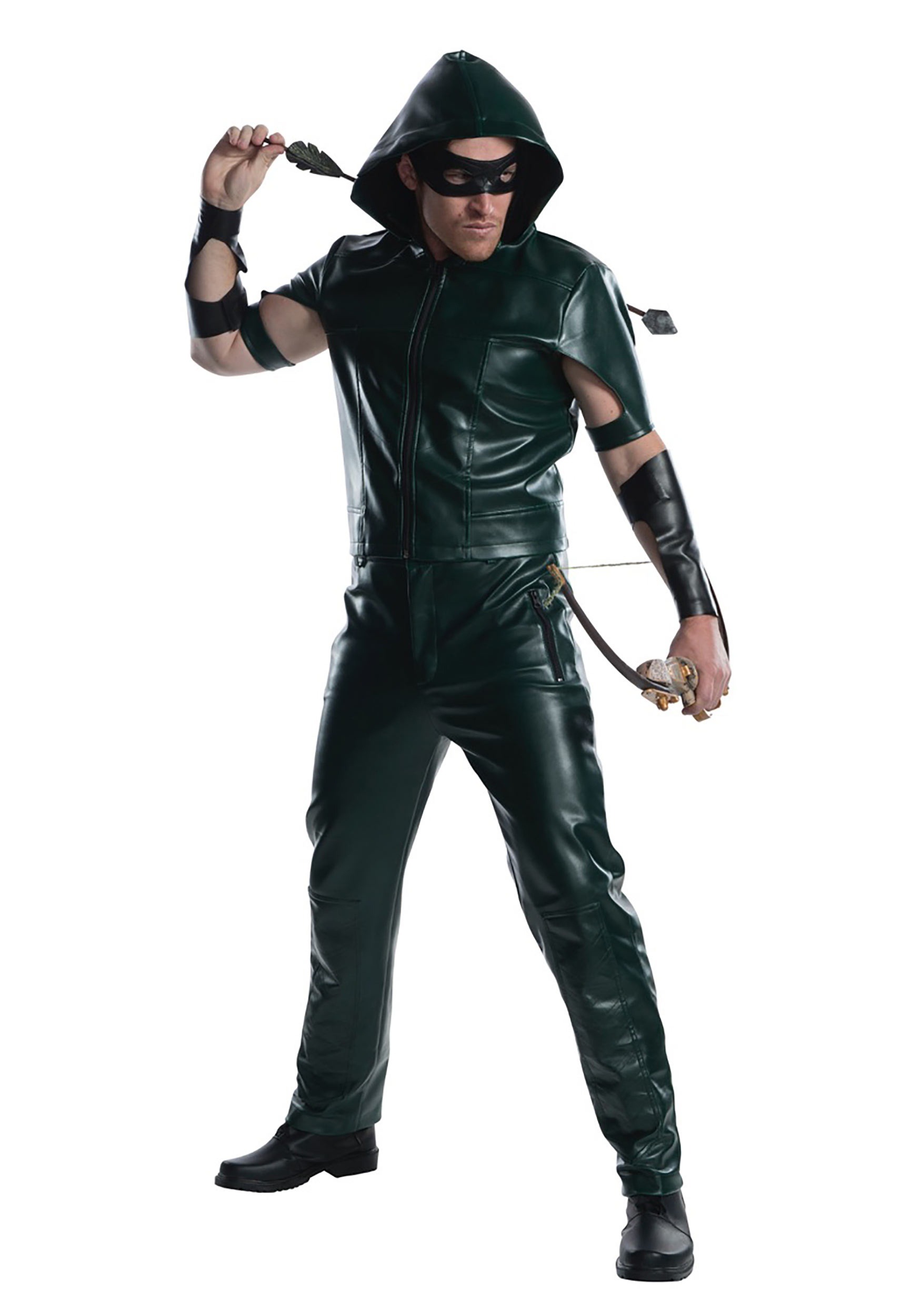Photos - Fancy Dress Deluxe Charades Adult  Arrow Costume Green 