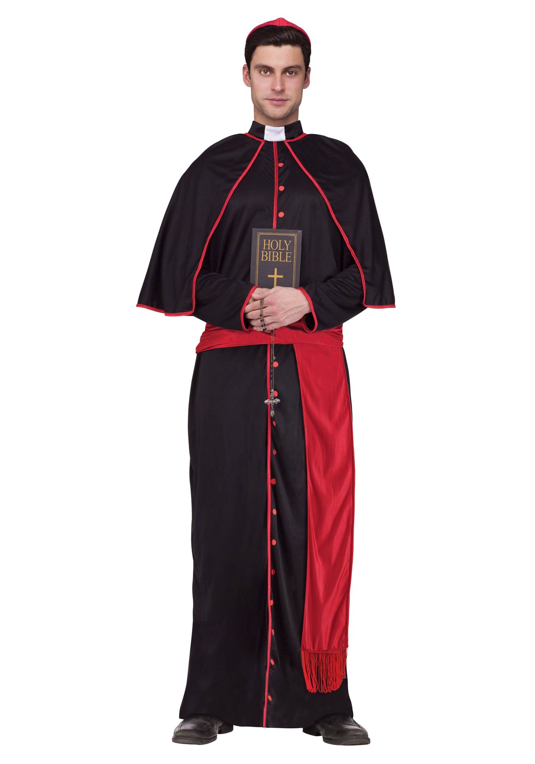 Disfraz cardinal para hombres Multicolor