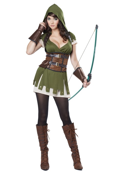 Womens Miss Robin Hood Costume Mani 1