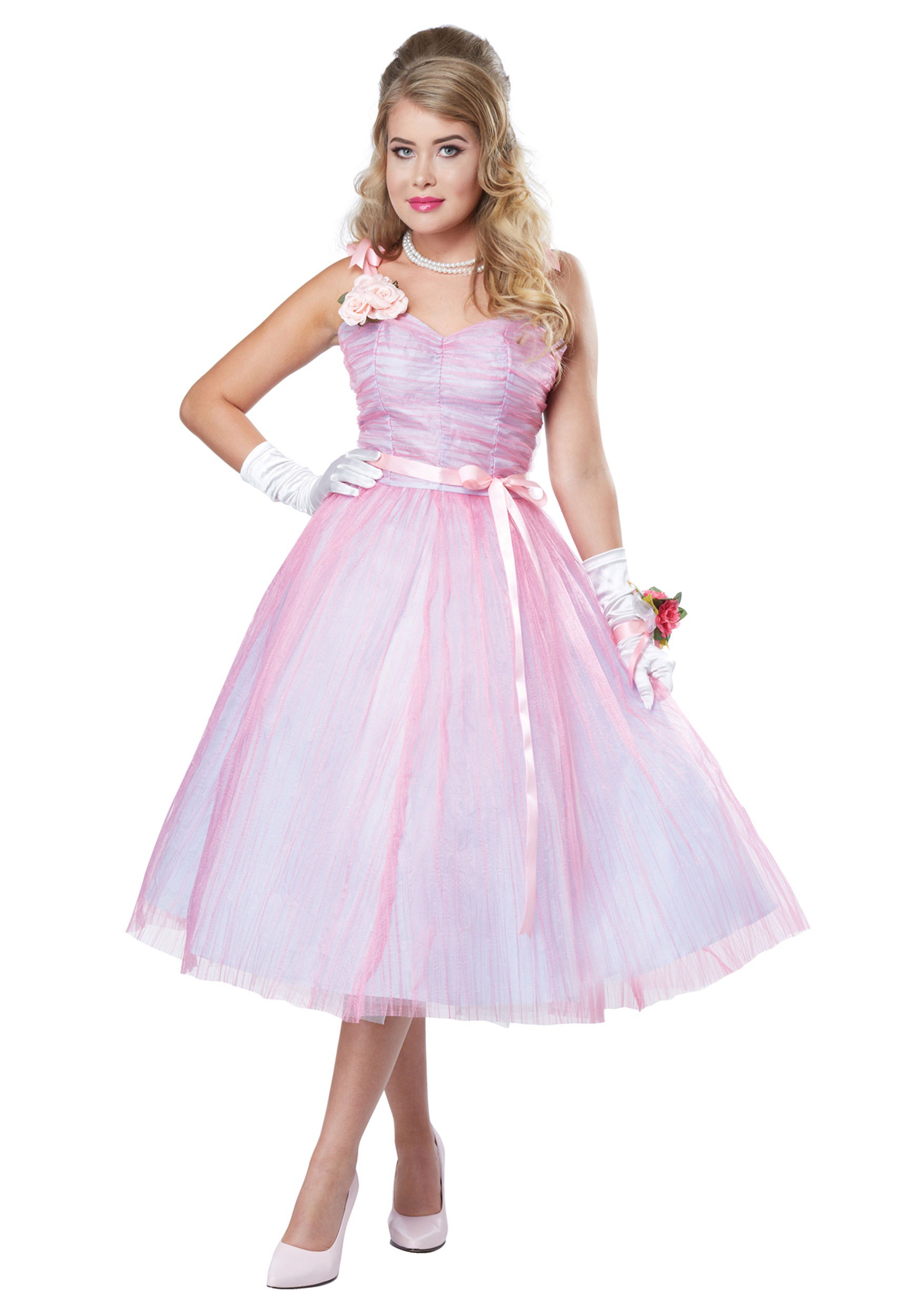 Adult Women's 50s Prom Beauty Costume