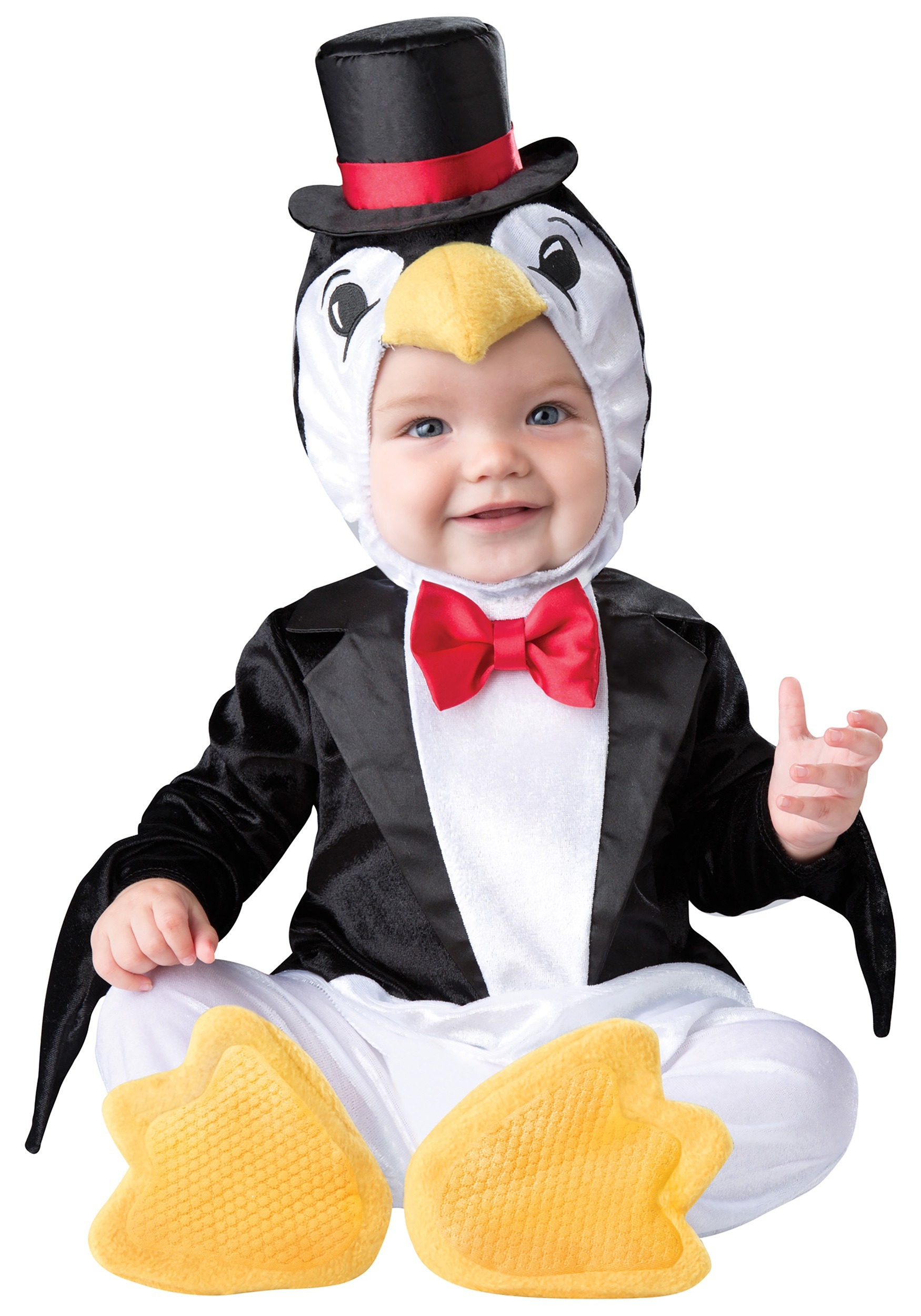 Photos - Fancy Dress Character In  Playful Penguin Infant Costume Black/White 