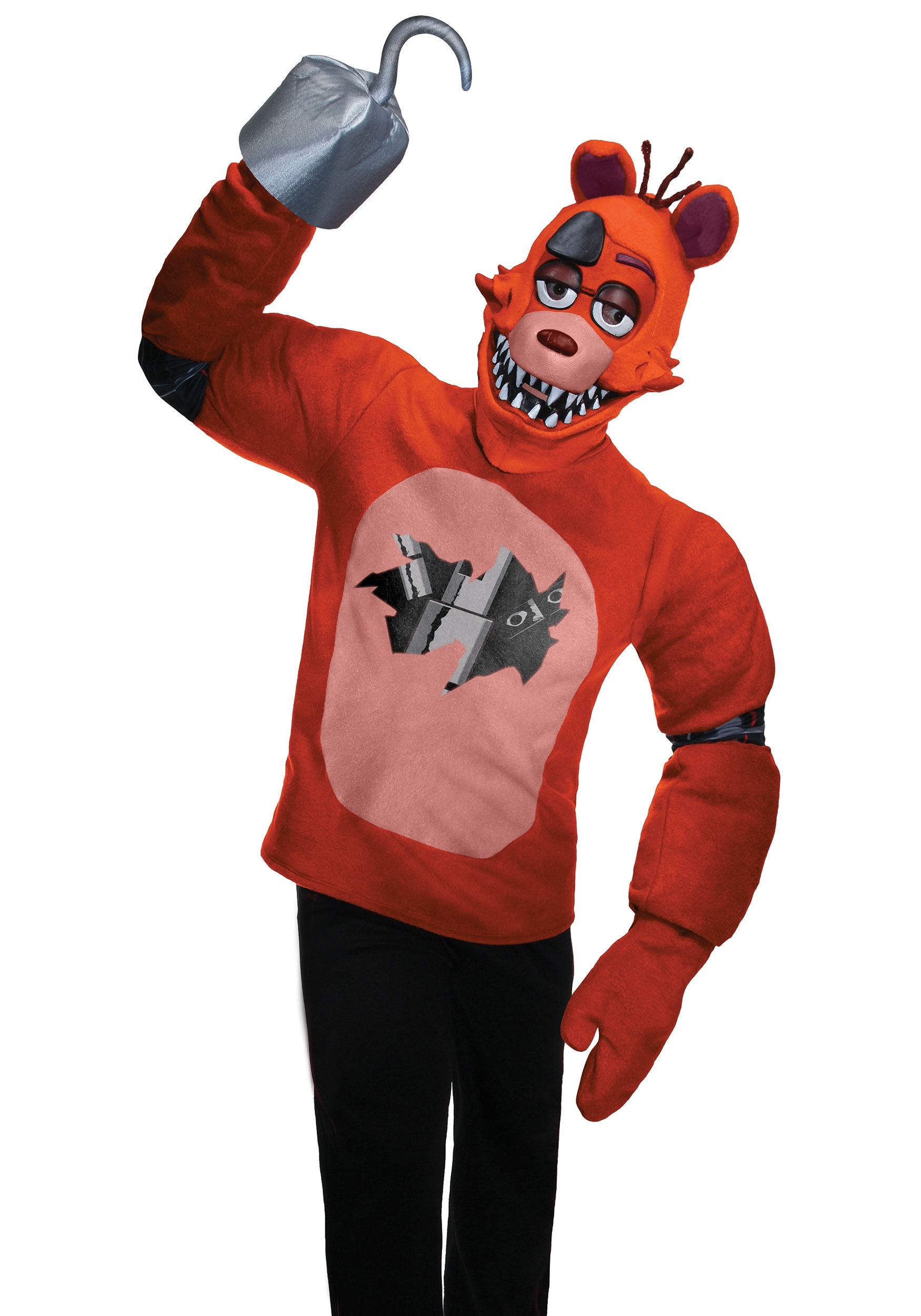 LuShuMaDa FNAF Costume Creepy Foxy Cosplay Scary Five Nightmare Freddy  Jumpsuit Halloween Party Roleplay Boys Girls : : Everything Else