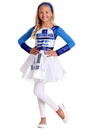 Girls R2D2 Dress Star Wars Costume