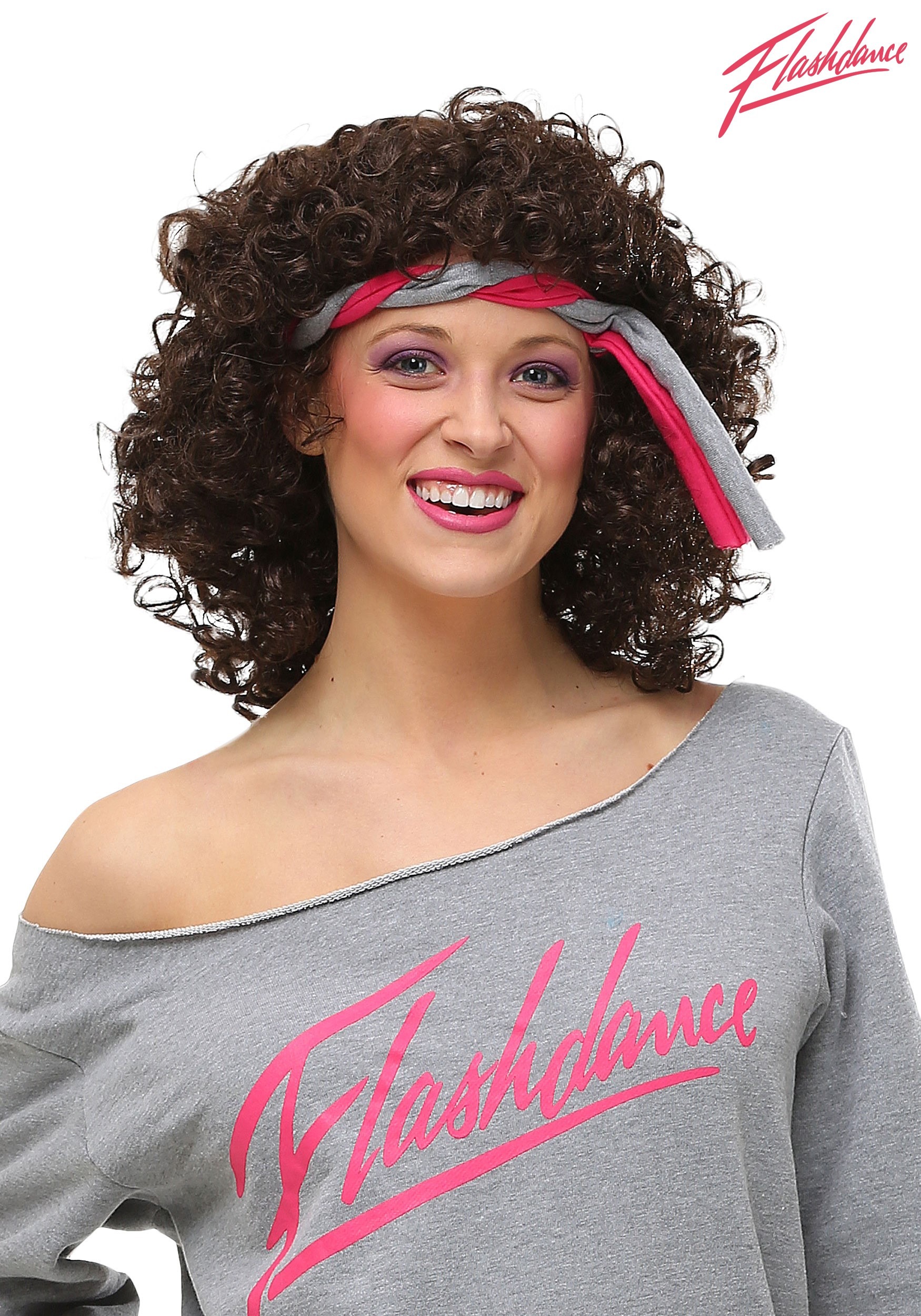 Peluca flashdance femenina Multicolor