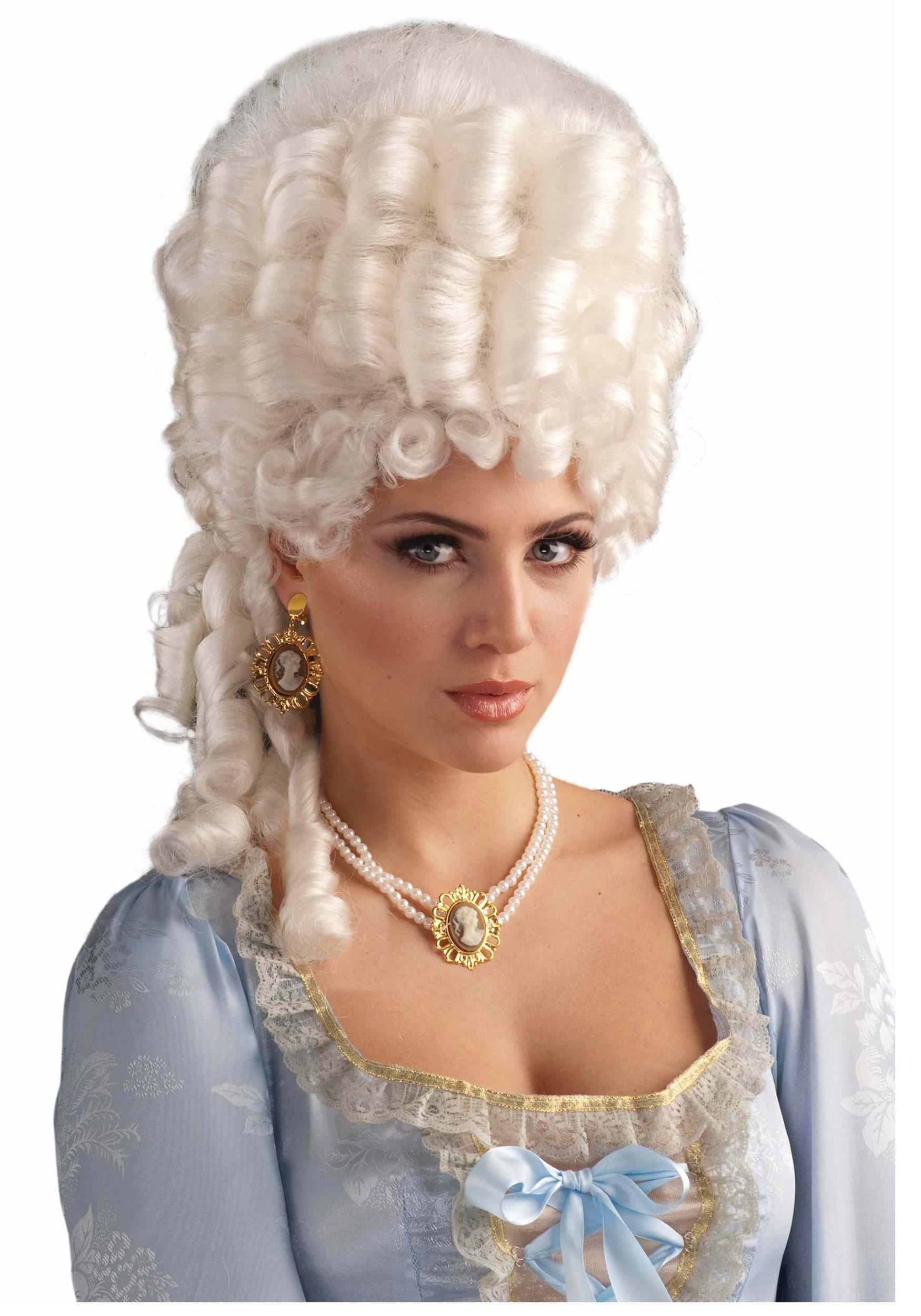 Marie Antoinette French Colonial Character Deluxe Costume Wig