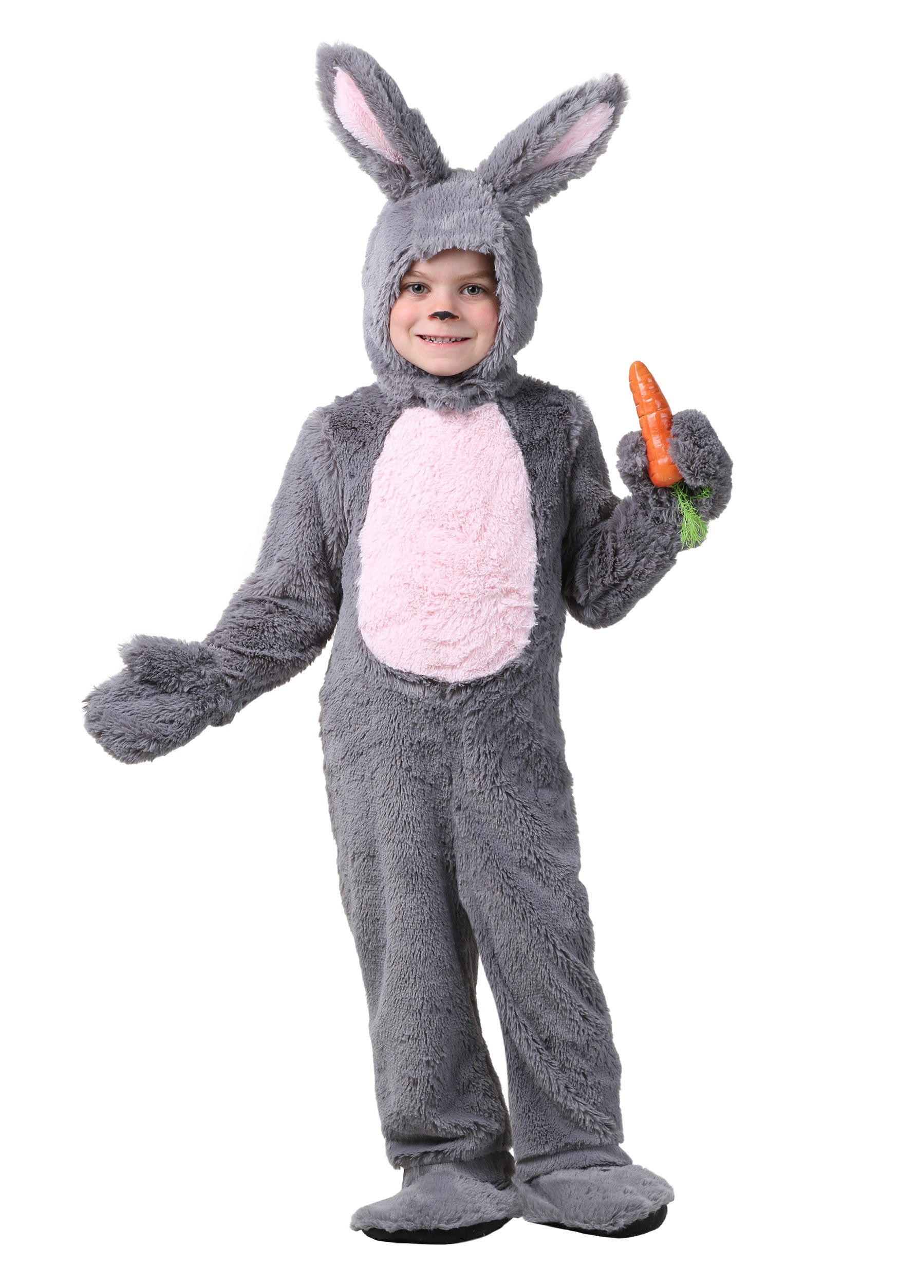 Disfraz de conejito gris para niños pequeños Multicolor