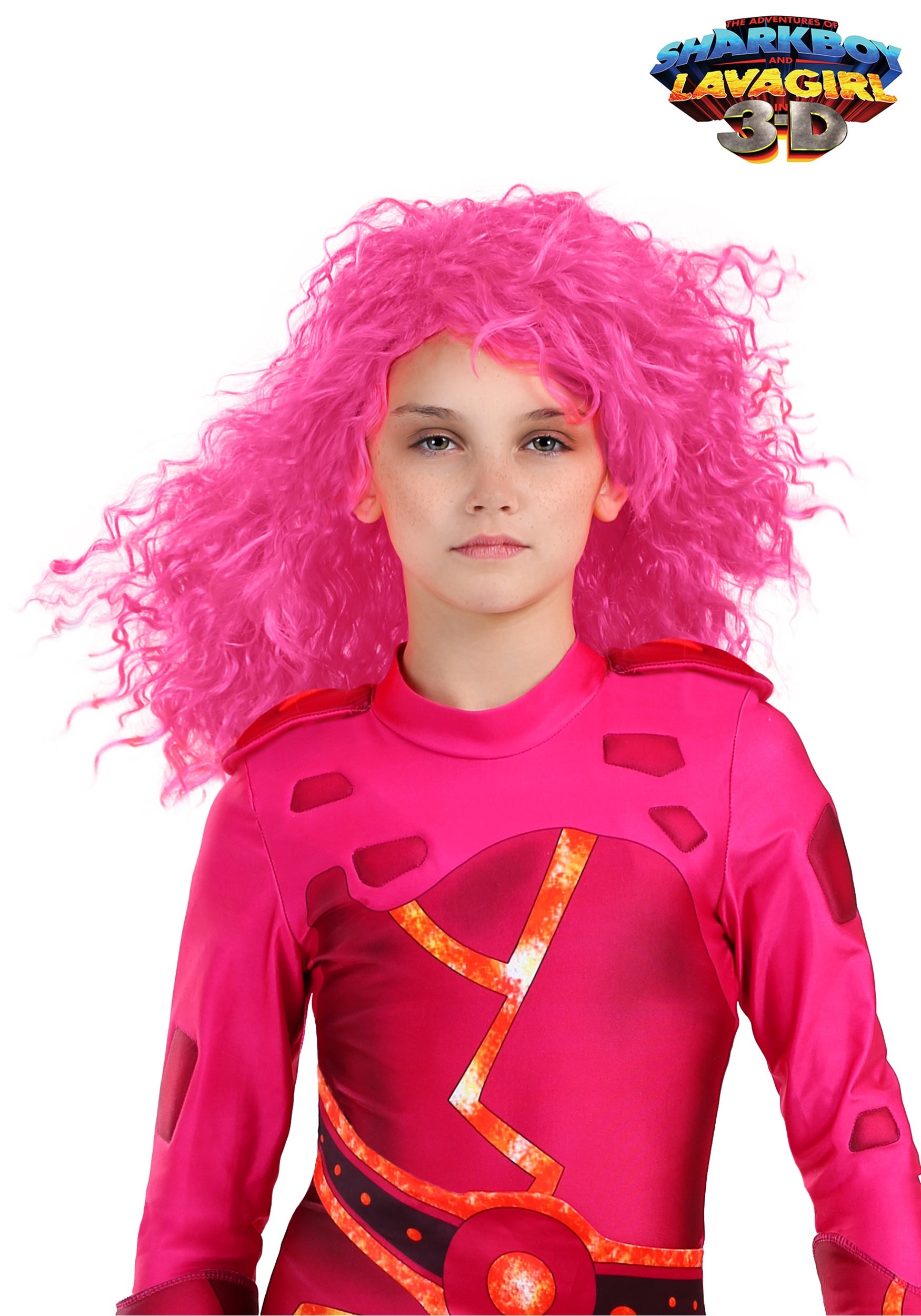 kids pink wig