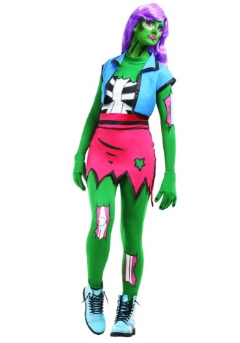 Women's Pop Art Zombie Costume