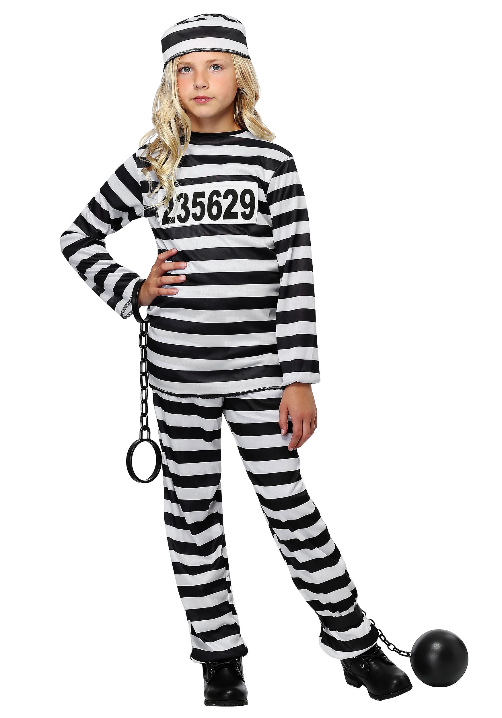 STRIPED LEGGINGS Girls Youth Leggings Pre-teen Junior Leggings HALLOWEEN  Inmate Leggings Prisoner Leggings Costume Leggings Girls Clothing 