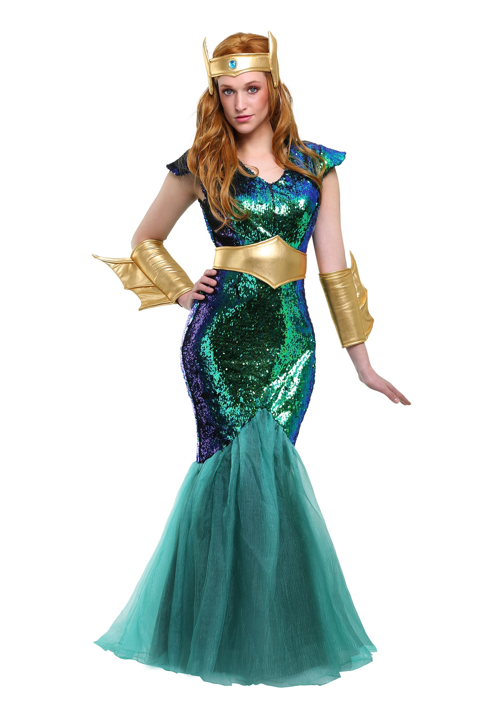 Photos - Fancy Dress Siren FUN Costumes Sea  Costume for Women Blue 