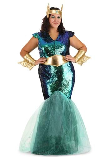 Women's Sea Siren Plus Size Costume