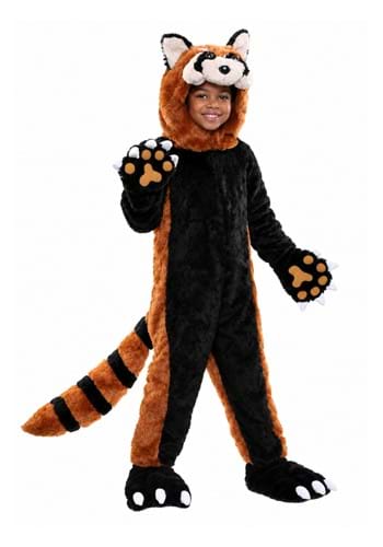 Kids Cozy Red Panda Costume New Main
