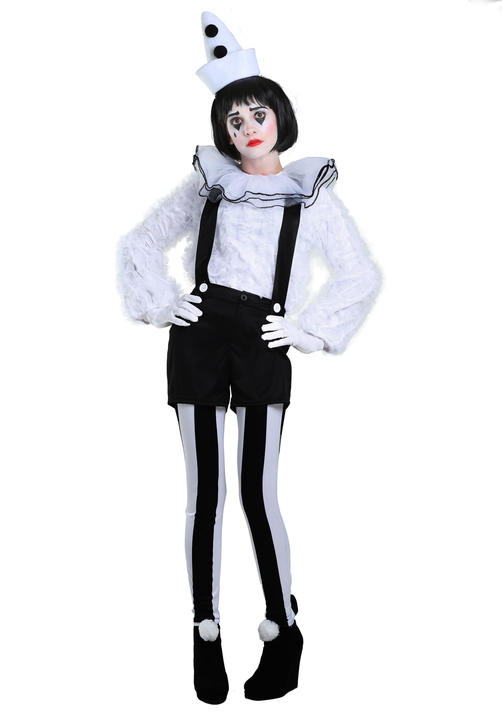 Pierrot clown costume