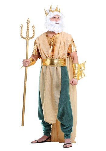 Poseidon Costume for Plus Size Men