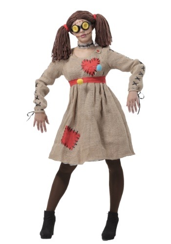 Burlap Voodoo Doll Womens Costume