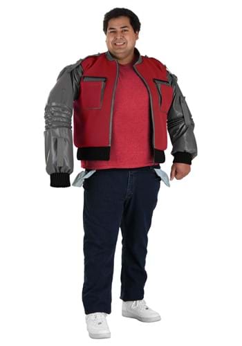 Men's Plus Size Authentic Marty McFly Jacket Costume