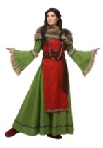 Plus Size Women's Peasant Viking Costume