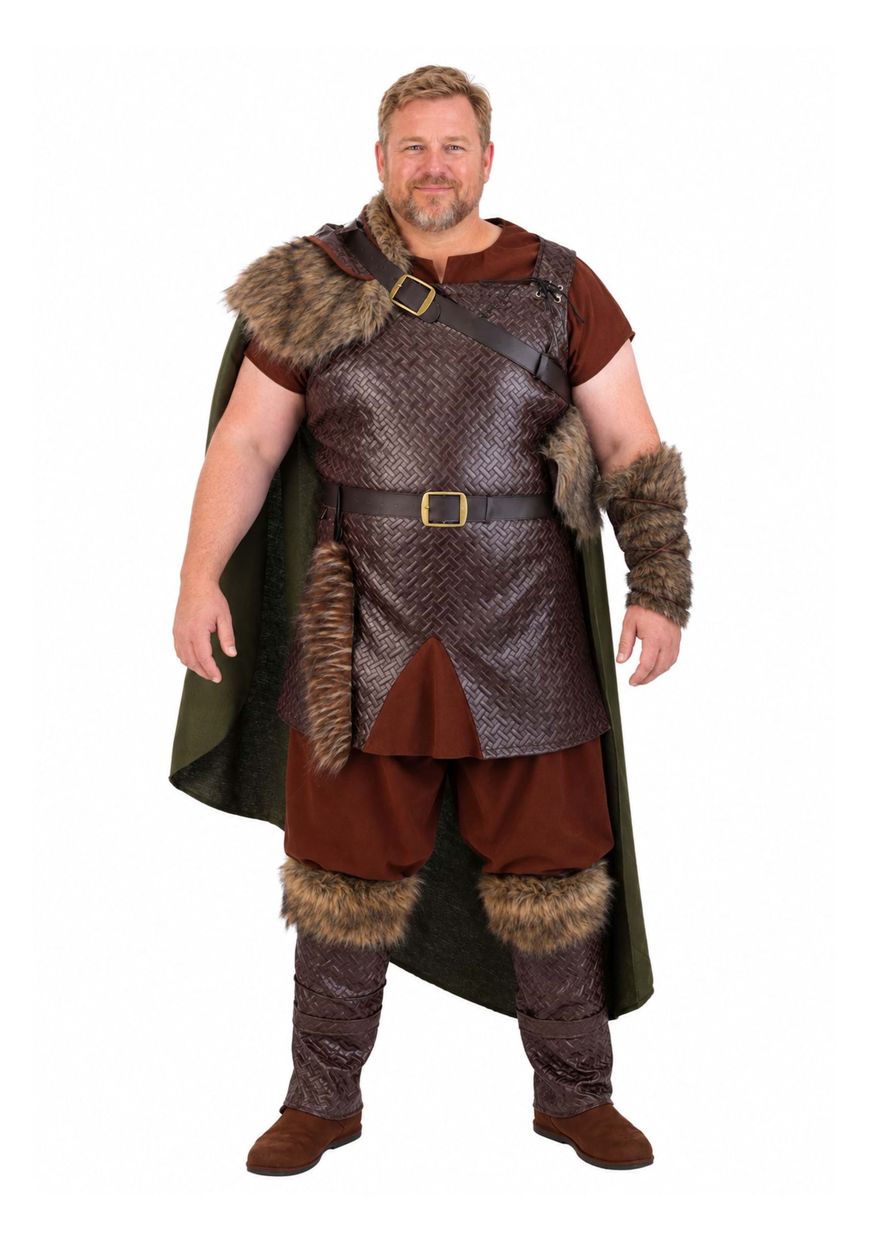 Nordic Viking Plus Size Costume for Men