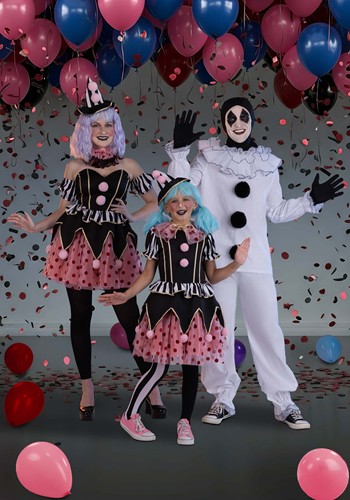 Men's Vintage Pierrot Clown Costume
