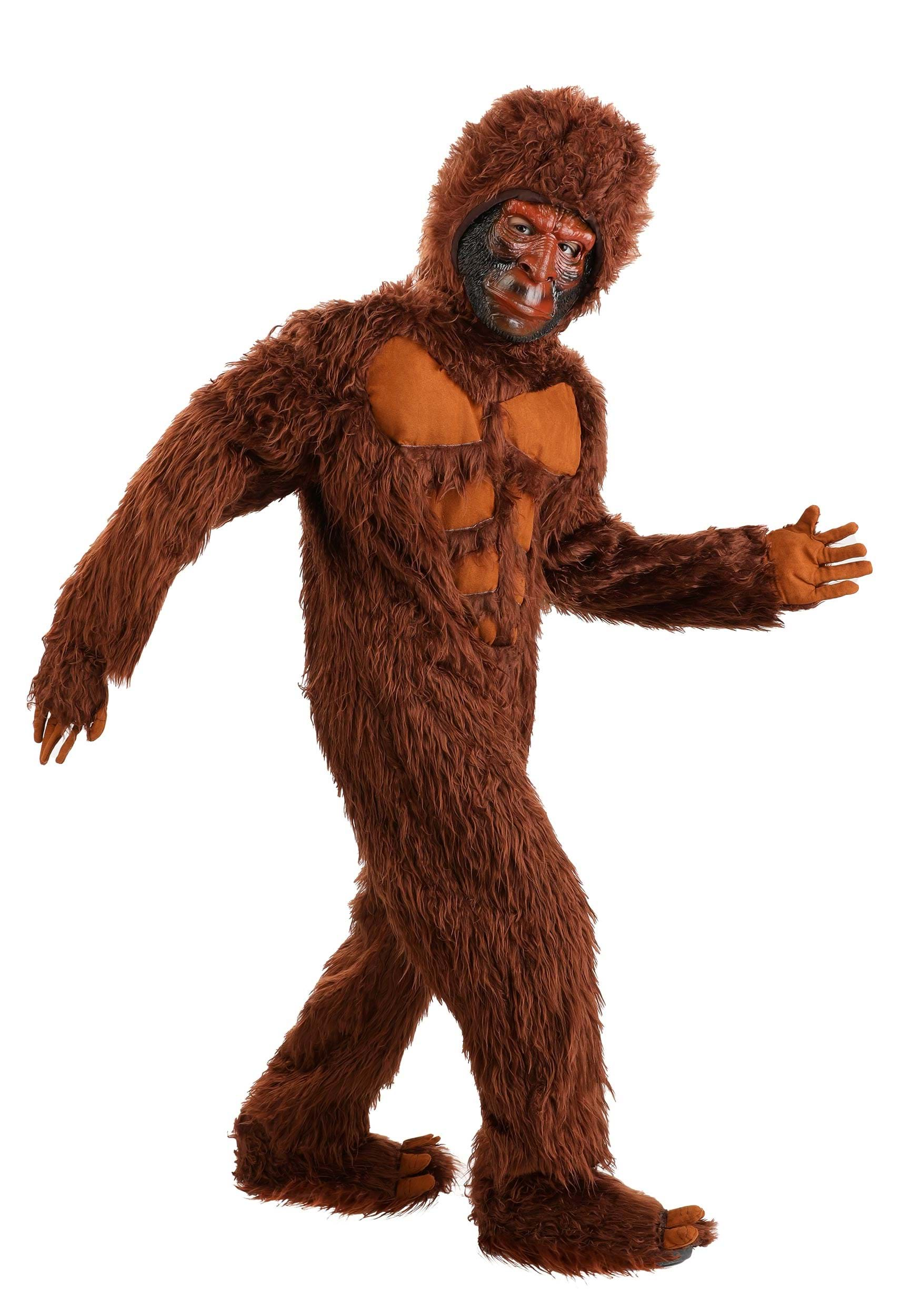 Photos - Fancy Dress Big Foot FUN Costumes Bigfoot Costume for Boys Yellow 