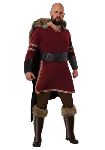 Men's Burgundy Viking Costume