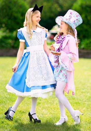 Pretty Mad Hatter Girls Costume