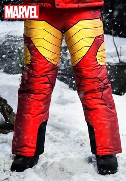 Adult Iron Man Snow Pants New