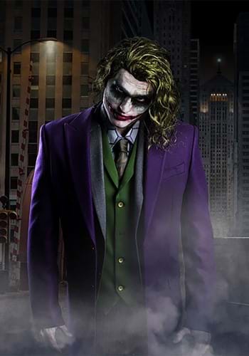 Joker The Dark Knight Authentic Slim Fit Suit Overcoat | Men's Suits