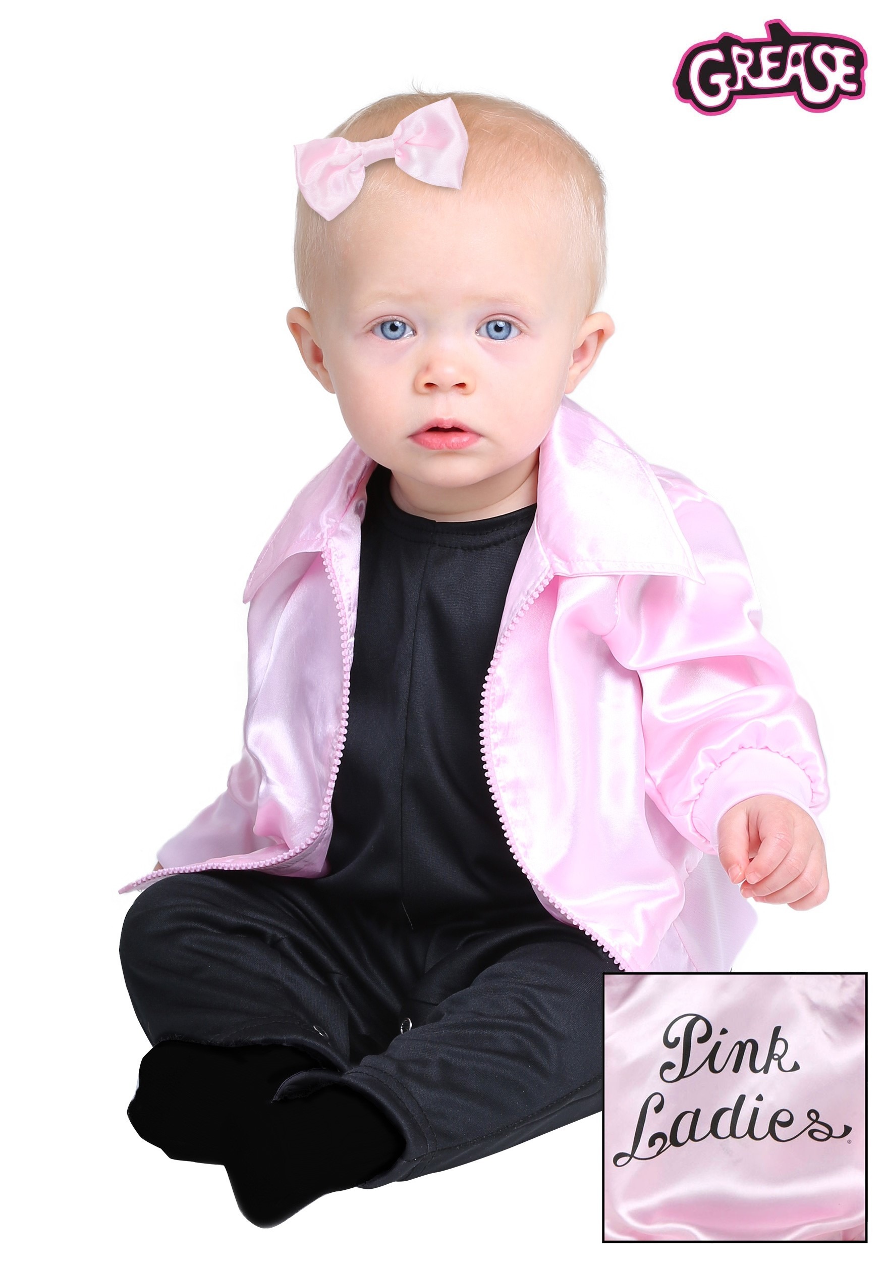 Grease Pink Ladies Costume For Babies